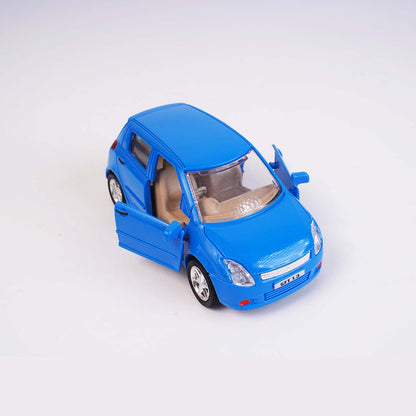 Centy Swift Car Pull Back Toy | Blue Hatchback Toy Car with Openable Doors for Kids Age 3+