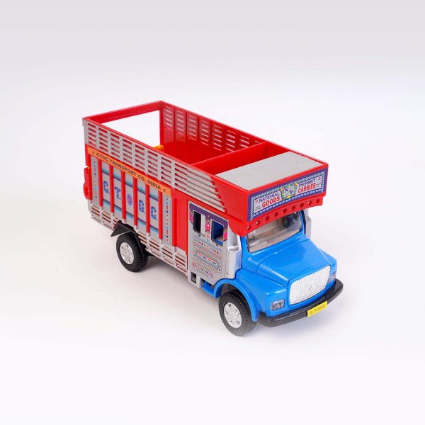 Centy Toys Tiny Truckies Public Truck Pull Back Action Red | Opening Rear Tailgate | Plastic Toy Goods Carrier Truck | 3+ Years