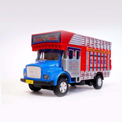 Centy Toys Tiny Truckies Public Truck Pull Back Action Red | Opening Rear Tailgate | Plastic Toy Goods Carrier Truck | 3+ Years