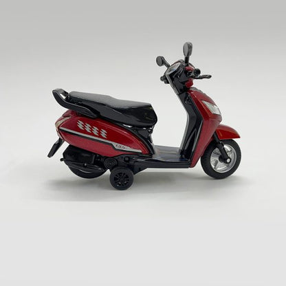 Centy Toys Fun Wheels Bestiva Pull Back Scooter | Openable Seat & Rotatable Handle Bar | Friction Powered Toy Scooter | Red | 3+ Years