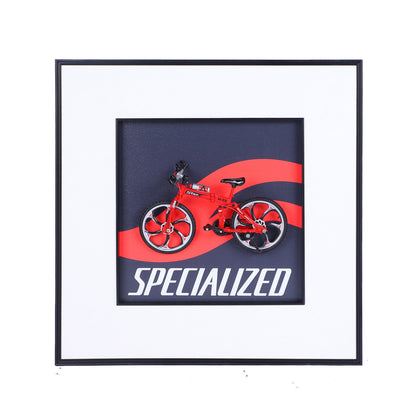 Celebrate Cycling Excellence: Specialized Die-Cast Cycle Decorative Wall Frame