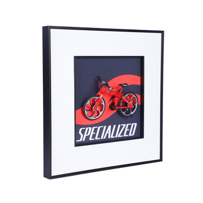 Celebrate Cycling Excellence: Specialized Die-Cast Cycle Decorative Wall Frame