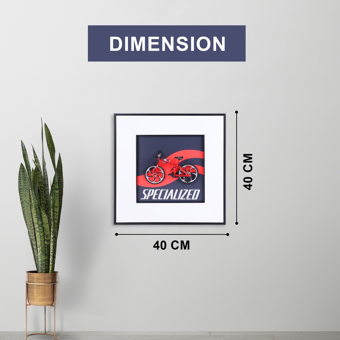 Celebrate Cycling Excellence: Specialized Die-Cast Cycle Decorative Wall Frame