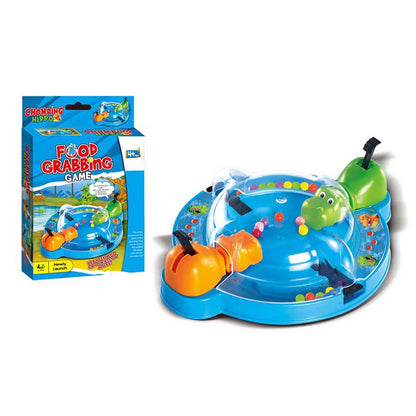 (Box Damaged) Chomping Hippo 2 Player Board Game | Fast Marble Chomping Action Game for Kids, Boys, Girls & Adults | Indoor Family Fun | Age 3+ | Newly Launched