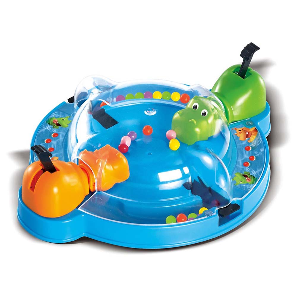 (Box Damaged) Chomping Hippo 2 Player Board Game | Fast Marble Chomping Action Game for Kids, Boys, Girls & Adults | Indoor Family Fun | Age 3+ | Newly Launched