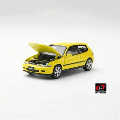 LCD Models 1:64 Honda Civic Mk5 EG6 Die-Cast Model | Premium JDM Hatchback Collectible