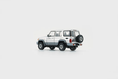BM Creations 1:64 Toyota Land Cruiser LC76 Diecast Model Car | Premium Collectible with Opening Parts & Accessories | Three Color Variants