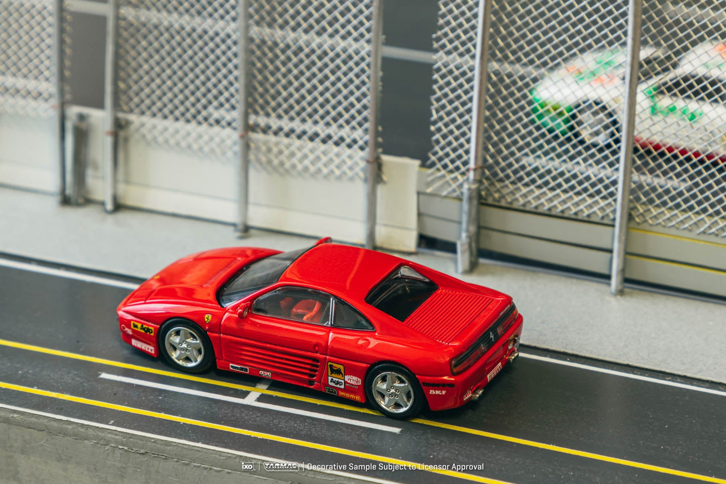 Tarmac Works 1:64 Ferrari 348 Challenge Presentation Diecast Model Car (T64-082-PRE) – Red Collectible Racing Model
