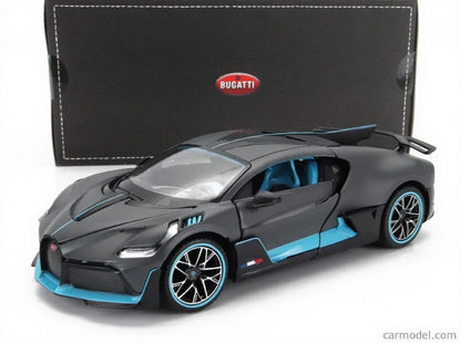 Rastar 1:24 Bugatti Divo Die-Cast Car Model – Grey Pull-Back Action with Lights & Sound (63900) - Jaiman Toys