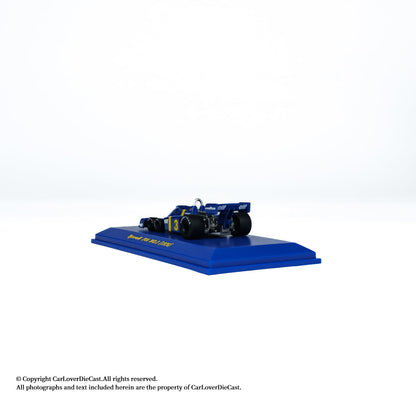 Kyosho 1:64 Tyrrell P34 No.3 1976 Die-Cast Formula Racing Car with Mini Book