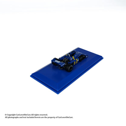 Kyosho 1:64 Tyrrell P34 No.3 1976 Die-Cast Formula Racing Car with Mini Book