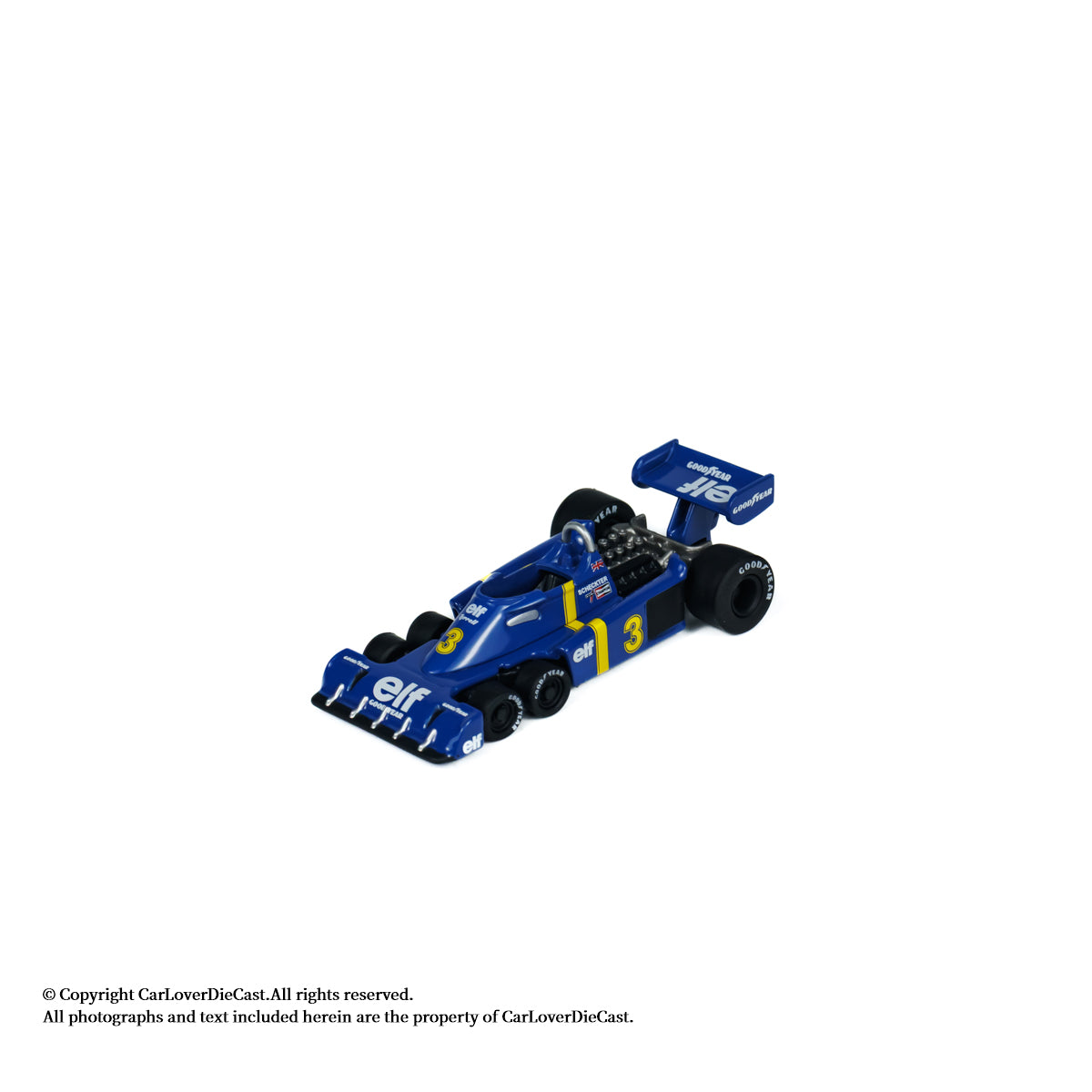 Kyosho 1:64 Tyrrell P34 No.3 1976 Die-Cast Formula Racing Car with