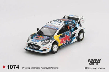 MINI GT 1:64 4-Car Die-Cast Model Set –MINI GT 1:64 4-Car Die-Cast Set – Porsche Rexy, Abarth 595, Lancia Stratos & Ford Puma Rally1 Die-Cast Scale Model Car