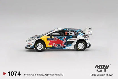 MINI GT 1:64 Porsche 911 GT3 R #77 AO Racing "Skeleton Rexy" | 2025 IMSA Petit Le Mans | Ford Puma Rally1 #13 | Mazda Miata MX-5 (NA) Tuned Version Diecast Model Car Set