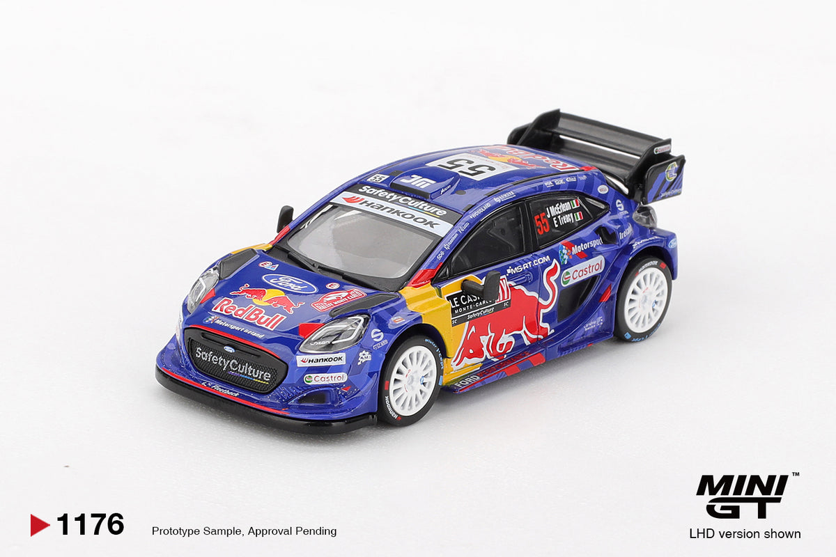 Minigt 1:64 FORD PUMA RALLY1 #55 M-SPORT FORD WRT 2025 RALLY MONTE-CARLO