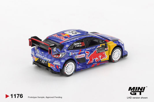 MINI GT 1:64 (Blister Pack) Ford Puma Rally1 #55 – 2025 Monte Carlo Dieacst Car