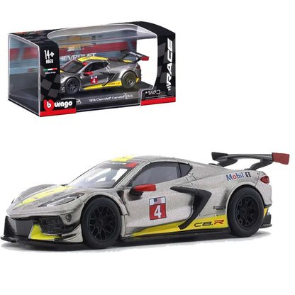 2020 Chevrolet Corvette C8 R 1:43 Bburago Signature licensed diecast scale model car - Jaiman Toys