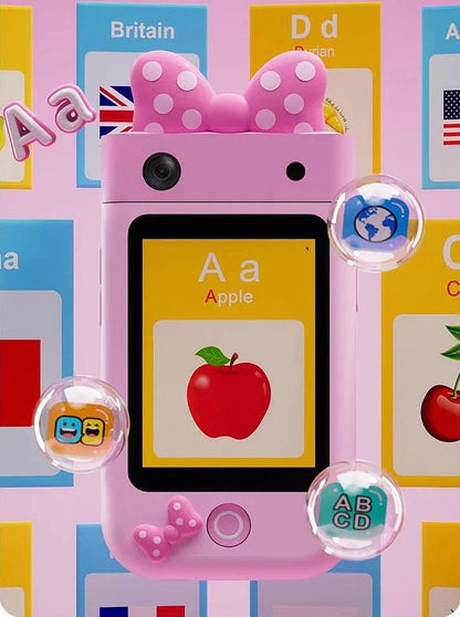 Disney Minnie  Kids Smartphone Toy – Pink, 2.8” Touchscreen & Rotatable Camera