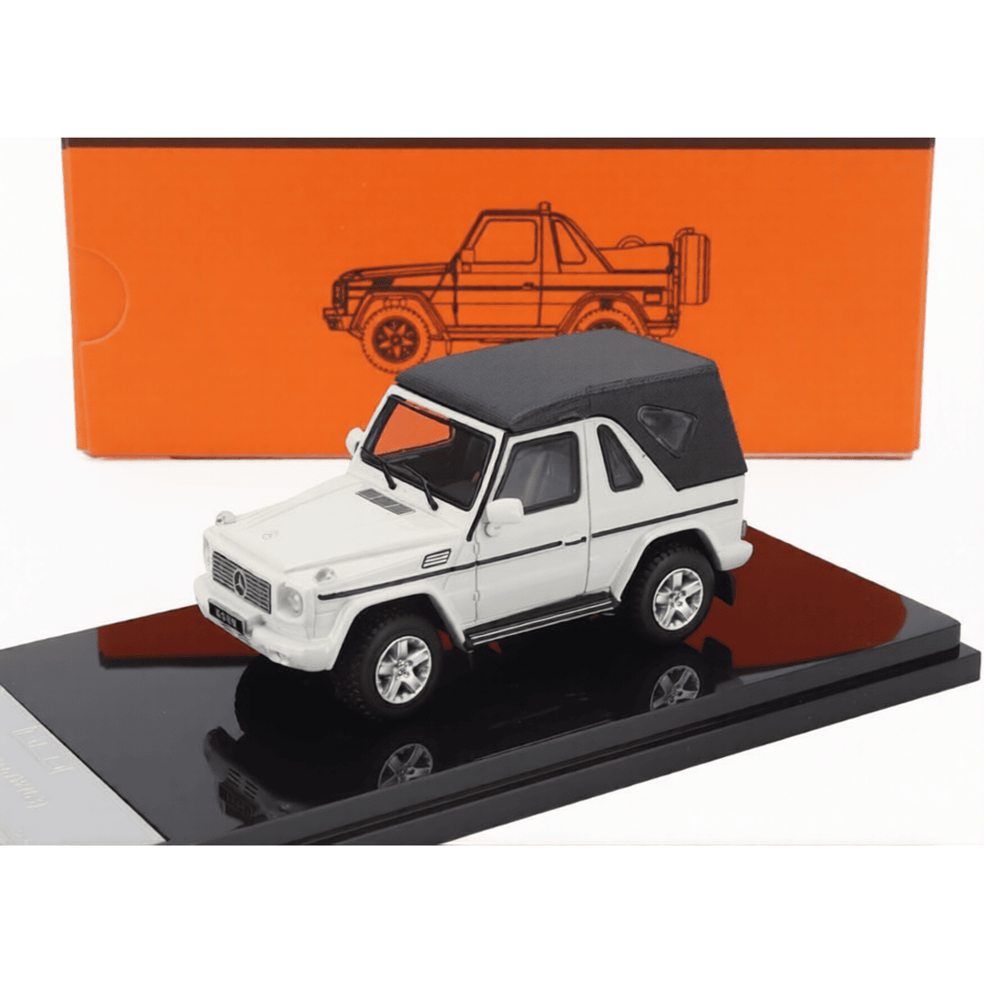 GCD 1:64 Mercedes-Benz G50 Diecast Model Car | Premium Full Metal Collectible SUV with Display Base | Available in 2 Color Variants
