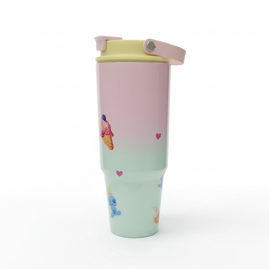 Stitch 900 ml (30 oz) Vacuum Insulated Stainless Steel Sipper Water Bottle