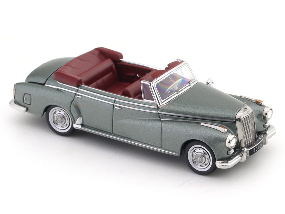GFCC 1:64 1959 Mercedes-Benz 300D Convertible Diecast Car Model | Premium Classic Convertible Collectible Available in 6 Variants