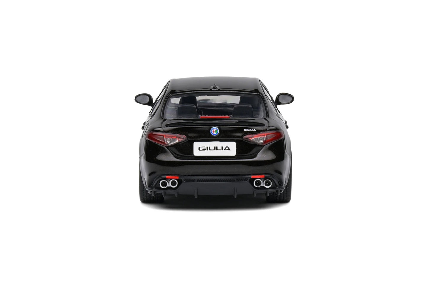 Solido : ALFA ROMEO GIULIA QUADRIFOGLIO BLACK (Scale 1:43)