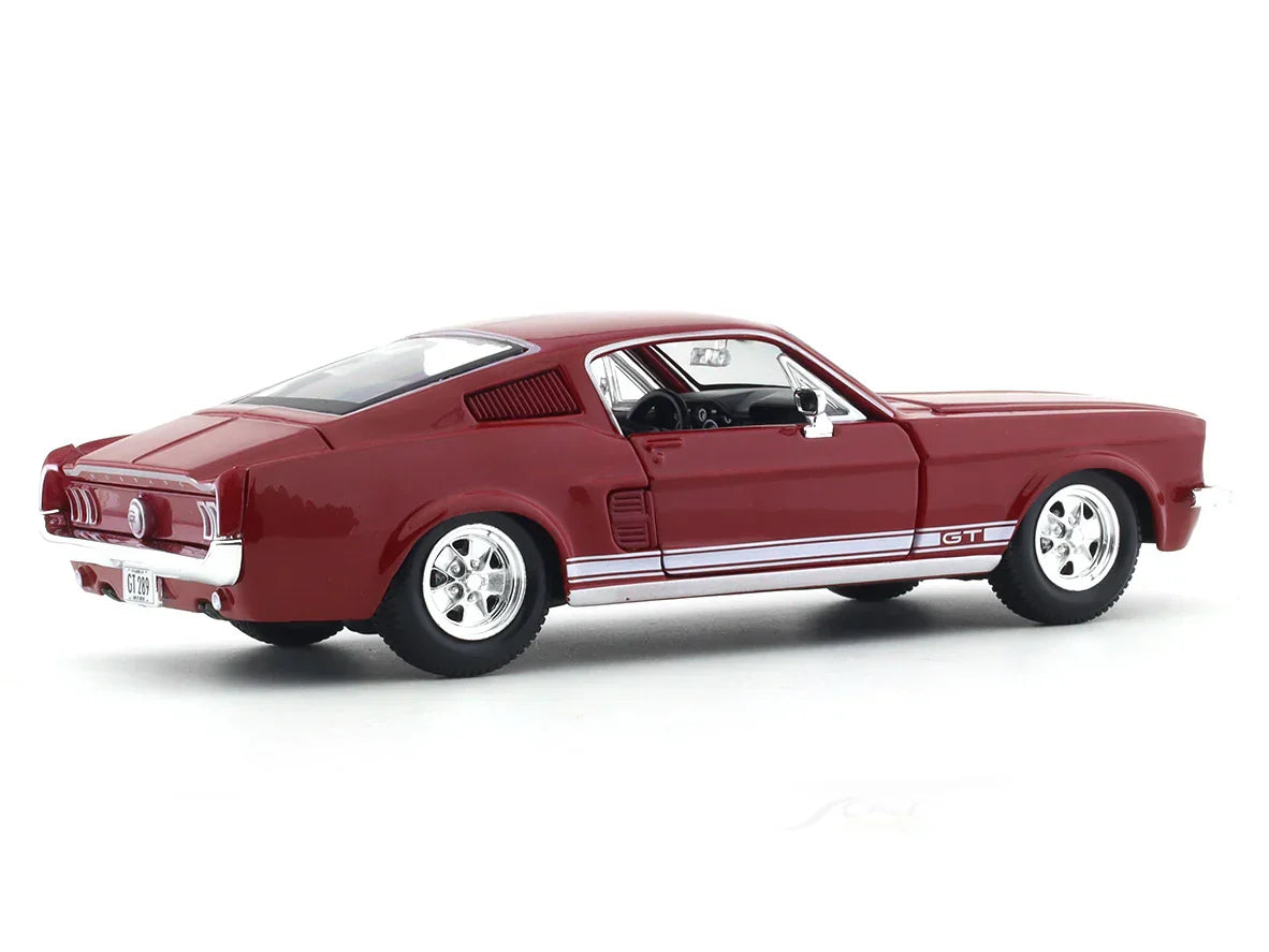 Maisto 1:24 Scale Die‑Cast Model – 1967 Ford Mustang GT (Red Hardtop) - Jaiman Toys
