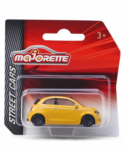 Majorette Street Cars FIAT 500 Icon Model - Yellow
