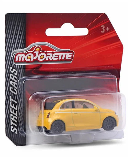 Majorette Street Cars FIAT 500 Icon Model - Yellow