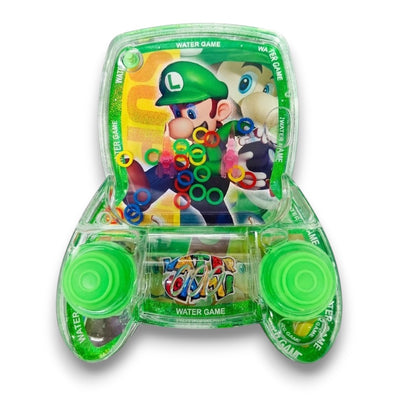 Super Mario Water Ring Toss Handheld Game Toy – Classic Button Press Water Game with Mario Characters