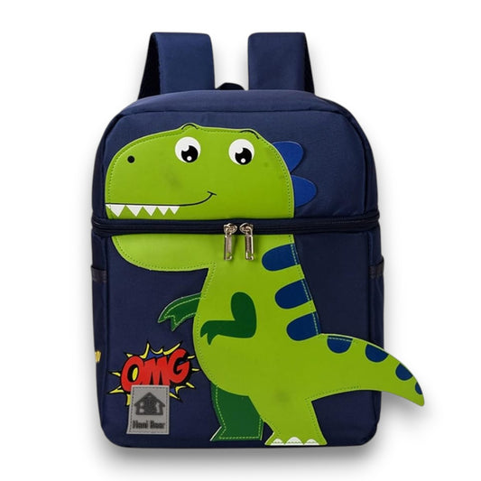 Dinosaur School Backpack 12 Inch – Kids Cute Cartoon Dino School Bag for Nursery & Preschool Children