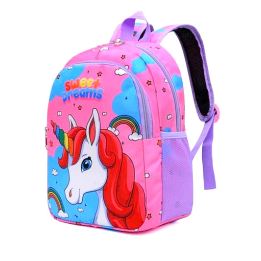 Unicorn School Backpack 12 Inch – Kids Cute Cartoon Unicorn School Bag for Nursery & Preschool Girls