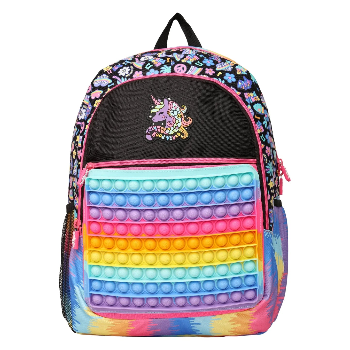 Smiggle School Bag : Popem Popit Colorful & Stylish 16 Inch Backpack for Kids - Jaiman Toys