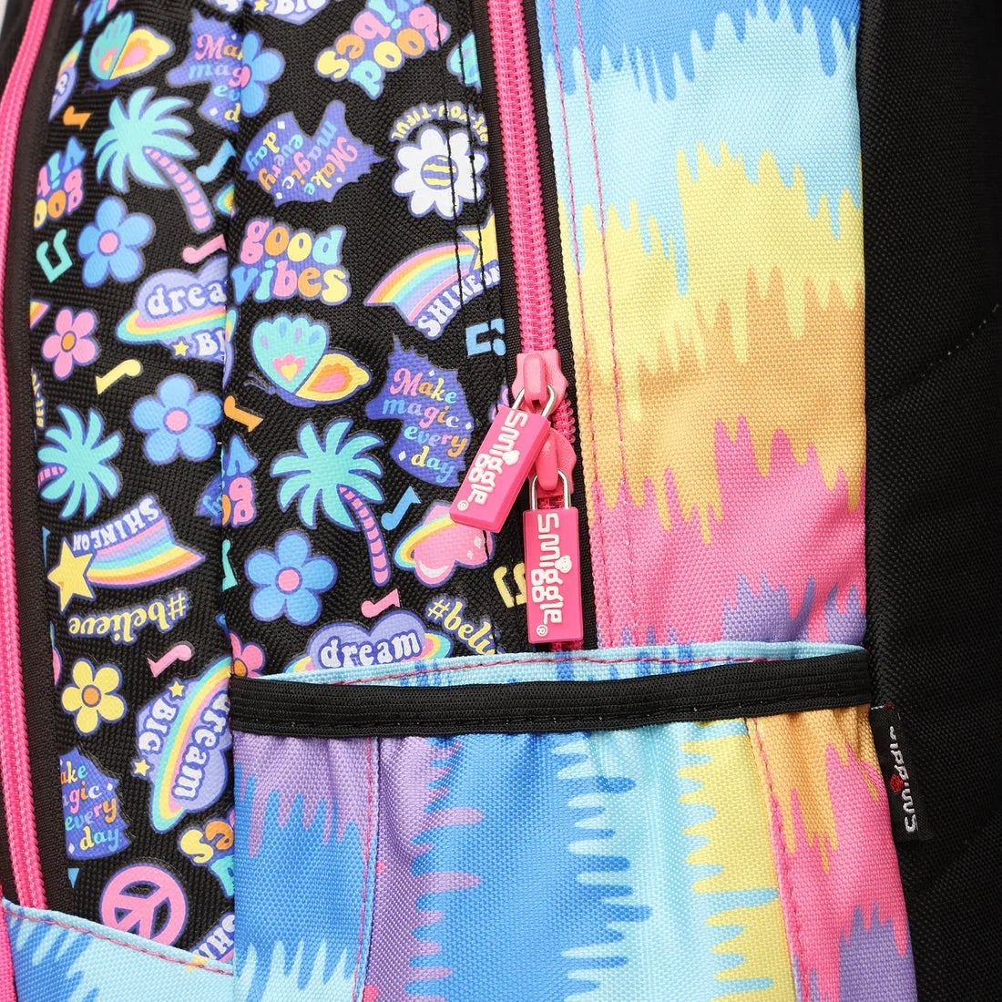 Smiggle School Bag : Popem Popit Colorful & Stylish 16 Inch Backpack for Kids - Jaiman Toys