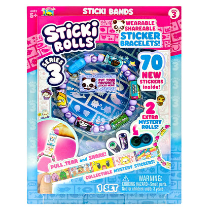 Sticki Rolls Sticki Bracelet Series 3 - Purple