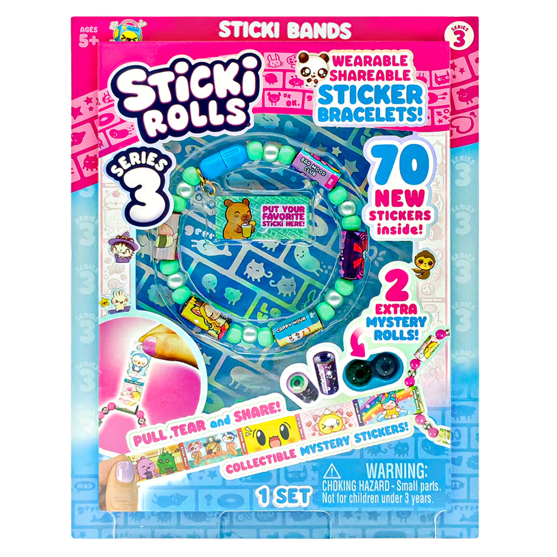 Sticki Rolls Sticki Bracelet Series 3 - Mint