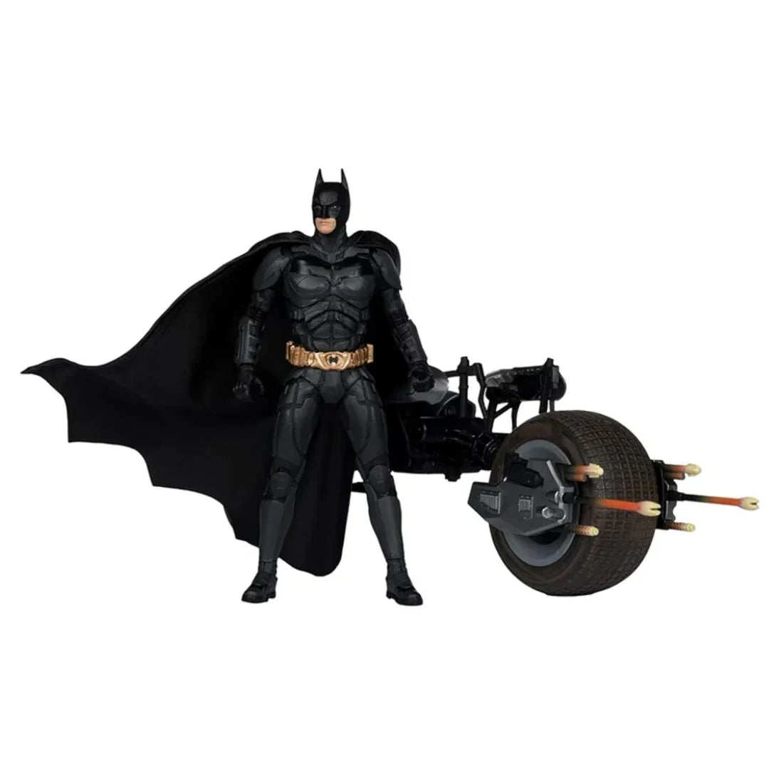 Batpod with Batman (The Dark Knight) – DC Multiverse Vehicle & Figure Set by McFarlane Toys - Jaiman Toys