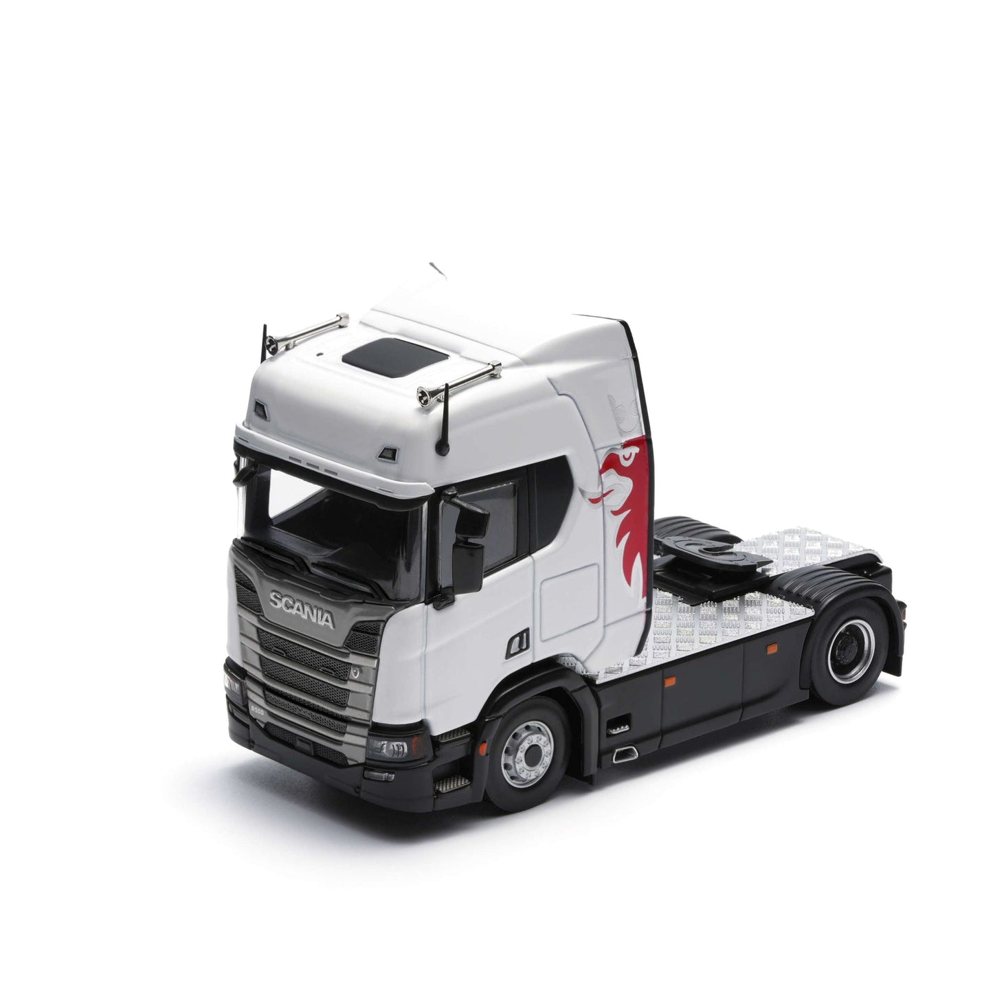 Masdi Diecast Scania R500 1:64 Scale Die-Cast Truck Model – Premium European Tractor Unit Collectible (White)