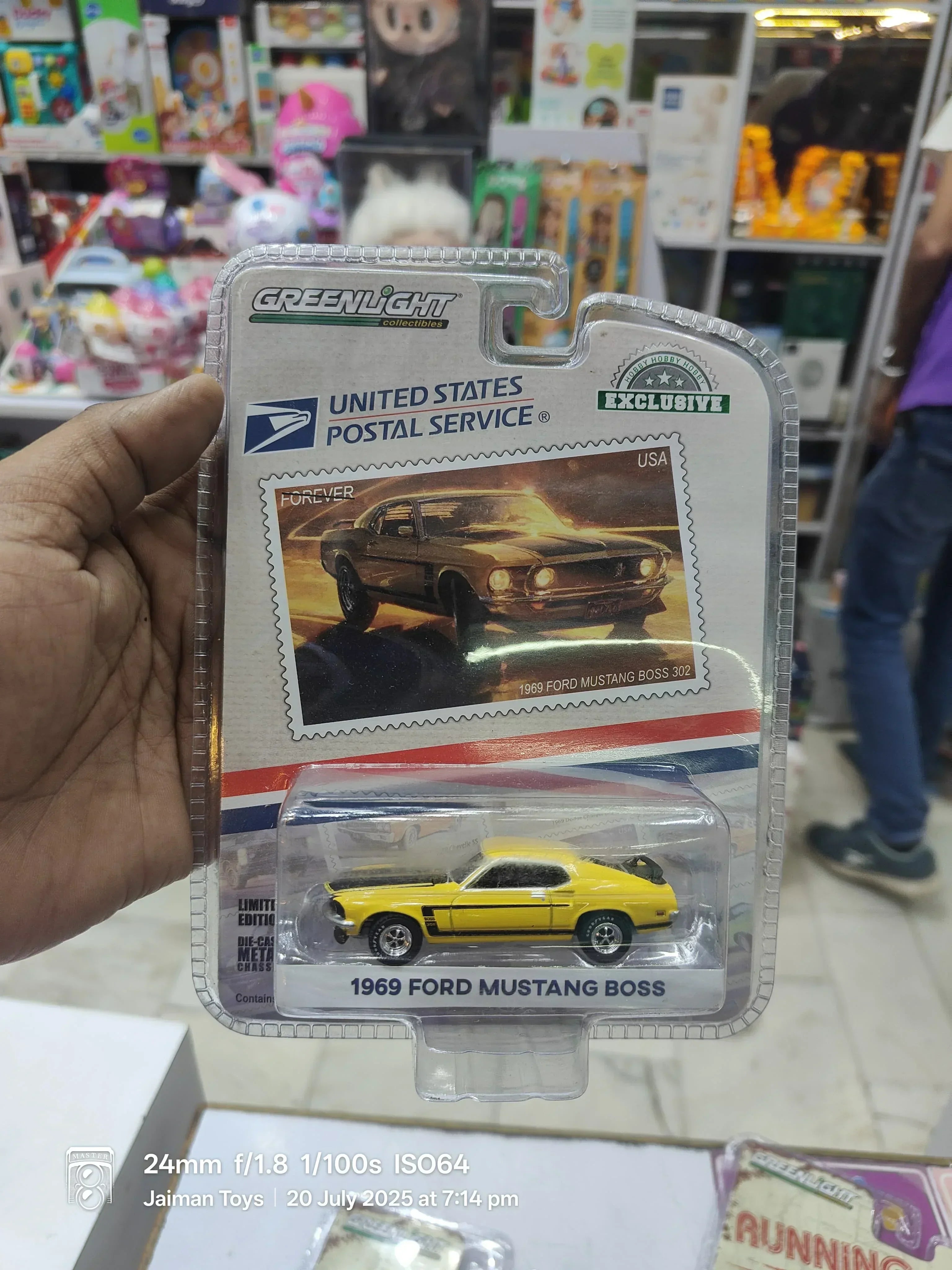 Greenlight USPS Exclusive – 1969 Ford Mustang Boss 302 Die-Cast