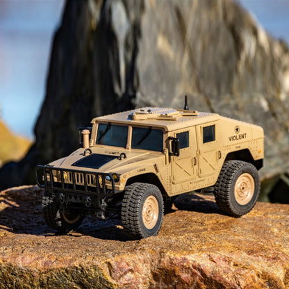 RC 4WD Military Climbing Truck 1:12 Scale | 2.4GHz Remote Control Off-Road Crawler with LED Lights, Independent Suspension & RTR Design