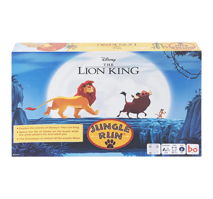 BO Games Disney The Lion King Jungle Run Board Game with Character Movers & Event Tokens