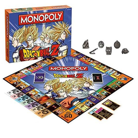 USAopoly Dragon Ball Z Edition Monopoly – Power Up and Dominate the Game!