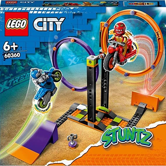 LEGO 60360 Spinning Stunt ChallengeBuilding Toy Set (117 Pieces)