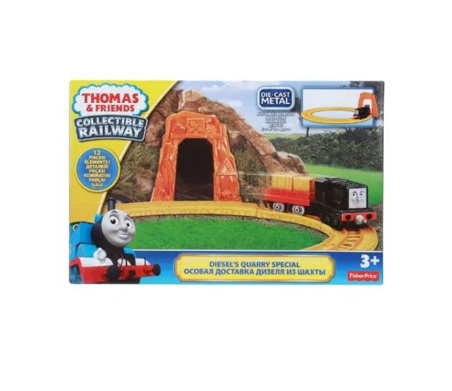 BOX DAMAGE - Thomas and Friends Diesel and Quarry Car at Farquhar Quarry, Multi Color - Jaiman Toys