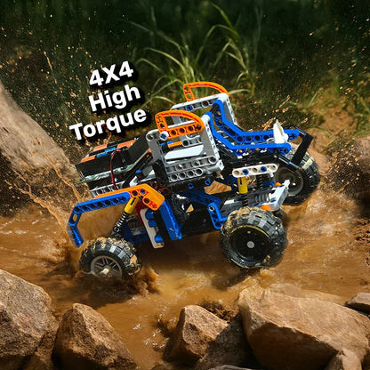 Avishkaar MEX 3-in-1 Monster Truck | Build, Code & Drive STEM Kit Ages 10-14