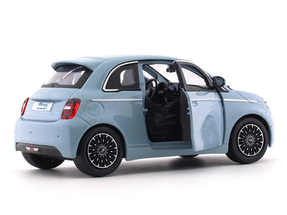Bburago 1:24 Fiat 500e (2023) Diecast Model Car – City Car Collectible with Window Display Box