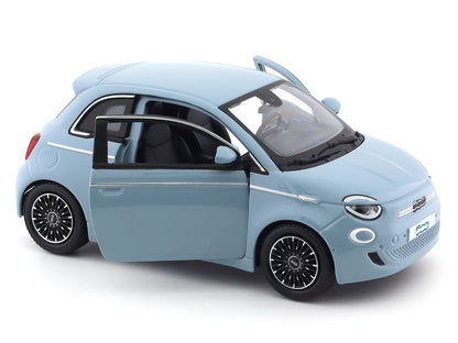 Bburago 1:24 Fiat 500e (2023) Diecast Model Car – City Car Collectible with Window Display Box
