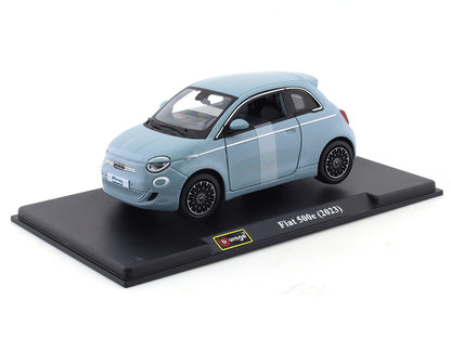 Bburago 1:24 Fiat 500e (2023) Diecast Model Car – City Car Collectible with Window Display Box