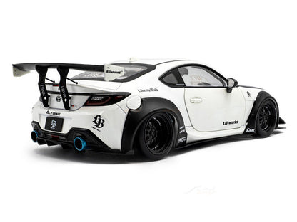 Mini GT 1:64 Toyota GR86 LB★Nation White – MiJo Exclusives Limited Edition #769 Diecast Model (Blister Pack)