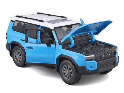 Maisto 1:24 Scale 2024 Toyota Land Cruiser Blue Collector’s Collection Diecast SUV